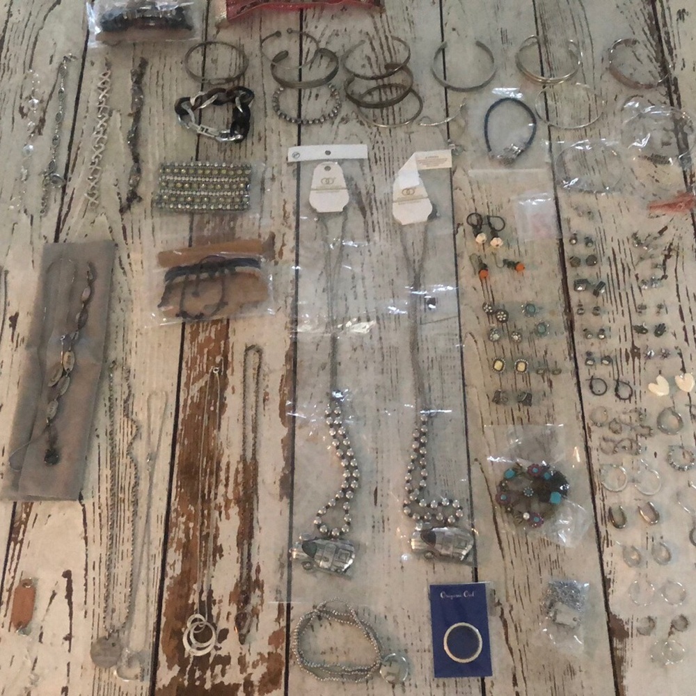 LOT of Costume Jewelry and Sterling Silver Jewelry
